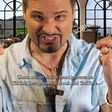 Italian hand gestures! This one means "Listen to Me"