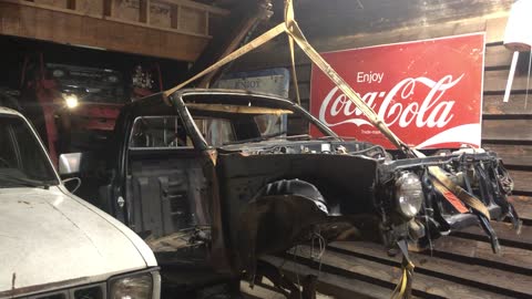 Removing Toyota Body from Frame