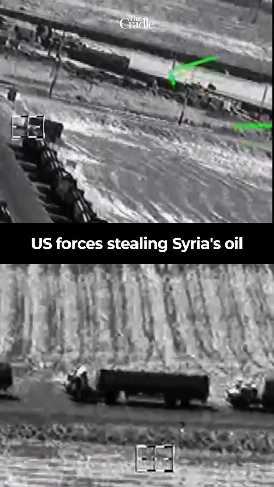 The US illegally occupies part of Syria and steals it's oil
