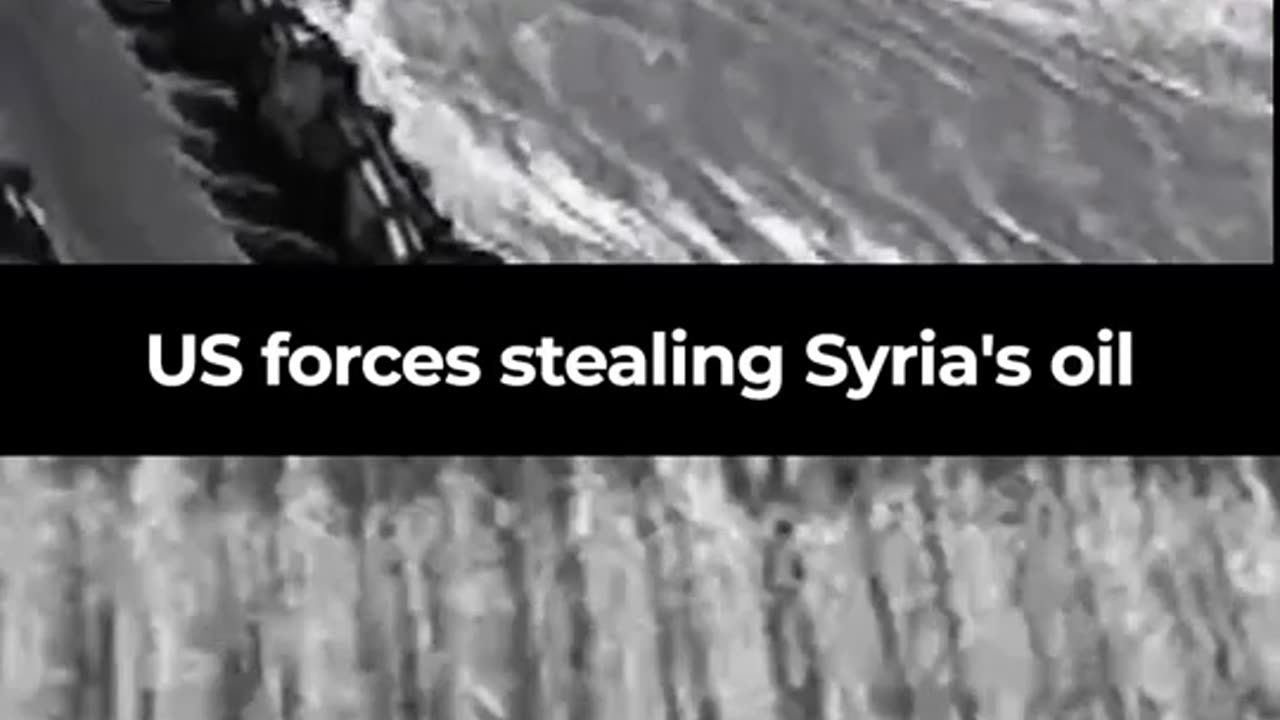 The US illegally occupies part of Syria and steals it's oil