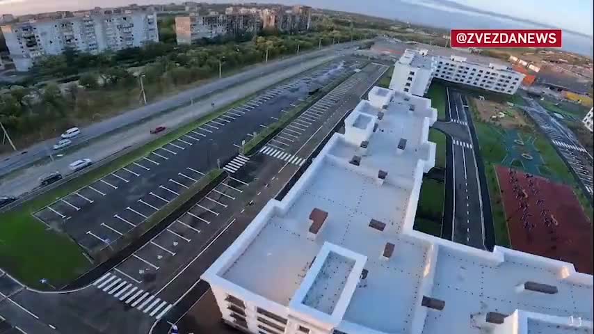 Nouveau quartier résidentiel construit à Marioupol