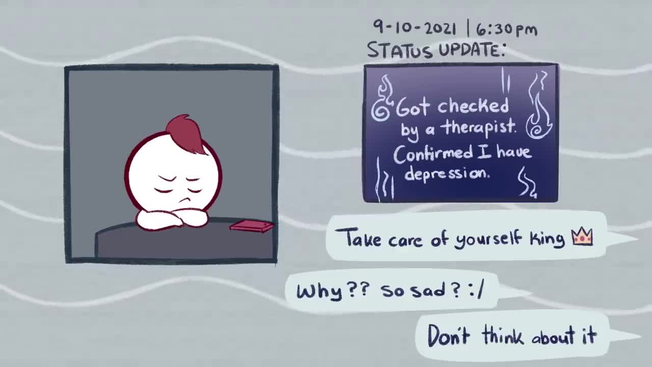 10 thinks only depressed people will understand