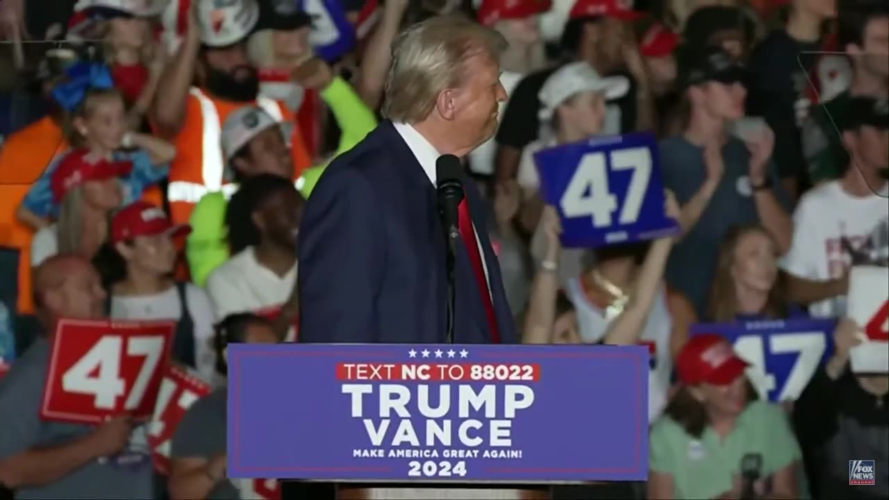 My Big Announcement at Donald Trump's NC Rally