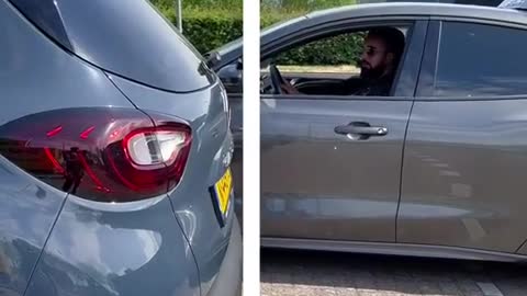 When the car is reversing, it is correct