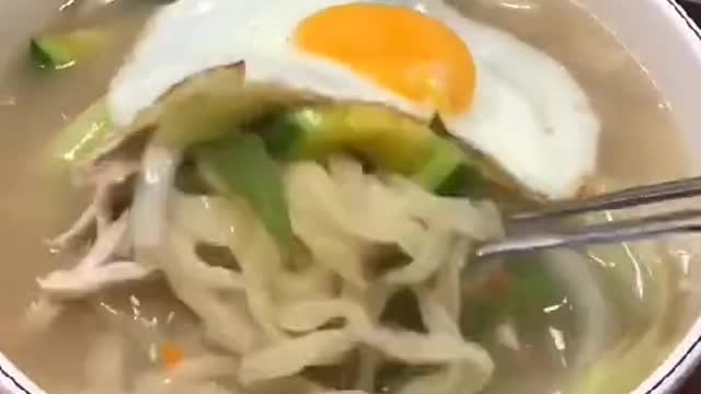 Japan egg noodels