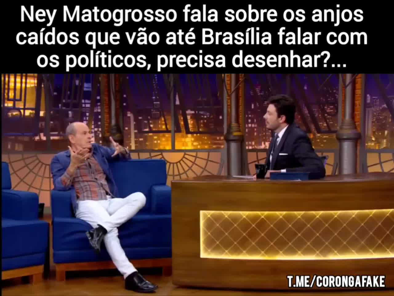 Ney matogrosso fala sobre a auta cupula do governo