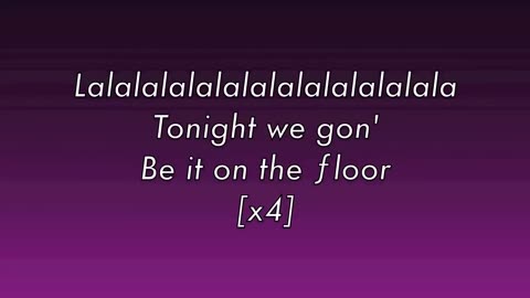 On The Floor - Jennifer Lopez (Lyric Video)