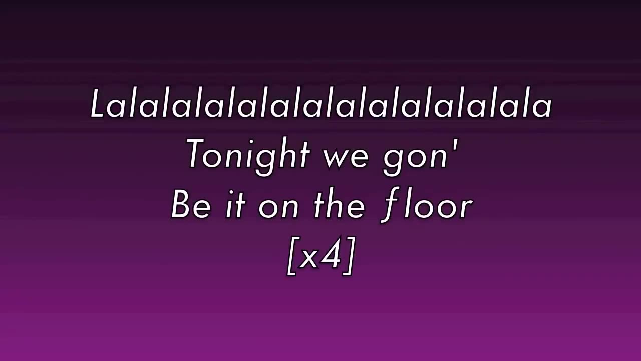 On The Floor - Jennifer Lopez (Lyric Video)