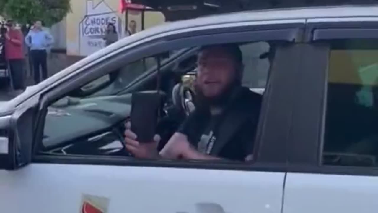 A young Islamist fundamentalist drives into a Jewish neighborhood in Australia
