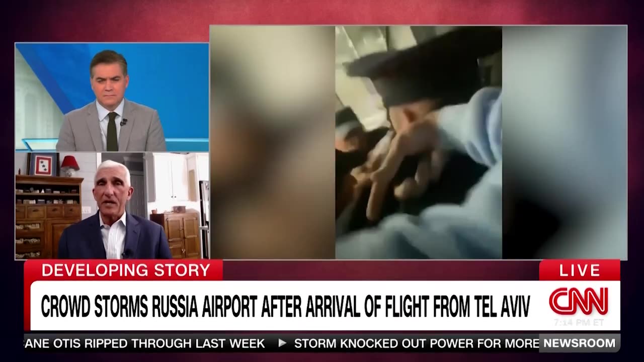 Crowd storms Russian airport after arrival of flight from Israel