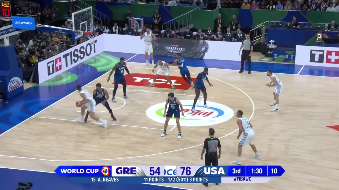 Greece 🇬🇷 vs USA 🇺🇸 - Condensed Game - FIBA Basketball World Cup 2023