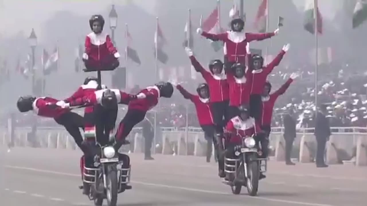 インドでの軍事パレード？