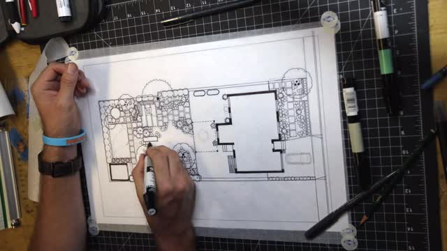 Quick Landscape Design Plan Rendering