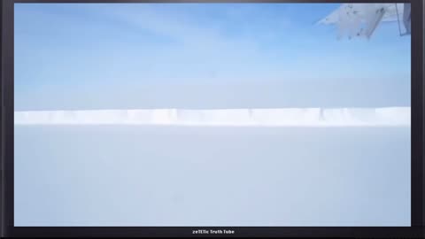 The edge of Antartica from a small airplane