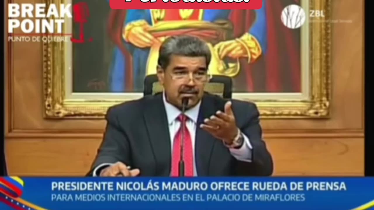 B35 MADURO COMO COSA RARA QUEDA EN RIDICULO, ANTE LAS PREGUNTAS DE LOS PERIODISTAS.