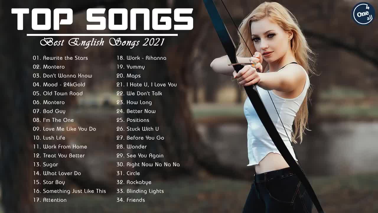 BEST English Songs 2021.. Pop Hits 2021 New Popular Songs Top 50 English Songs