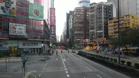 Bus Route#905 Price Edward to Mongkok 15.1.2021 morning