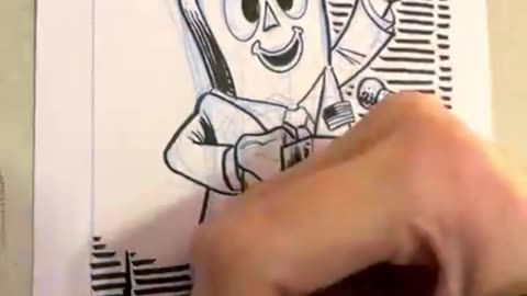 Drawing Gumby for President!