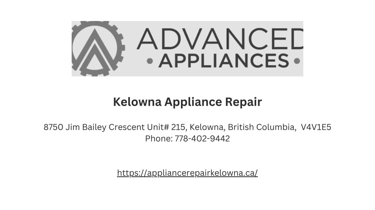 Electrical Appliance Repair | Kelowna Appliance Repair