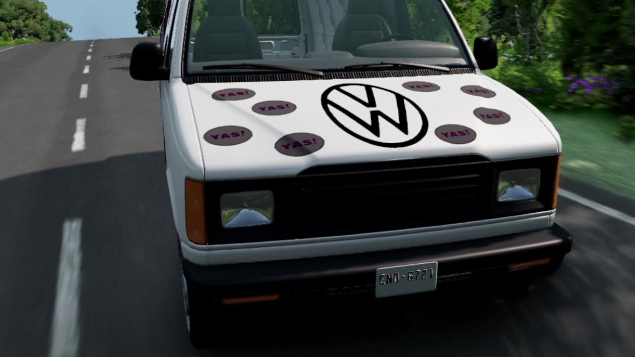 Van identifies as a VW Golf