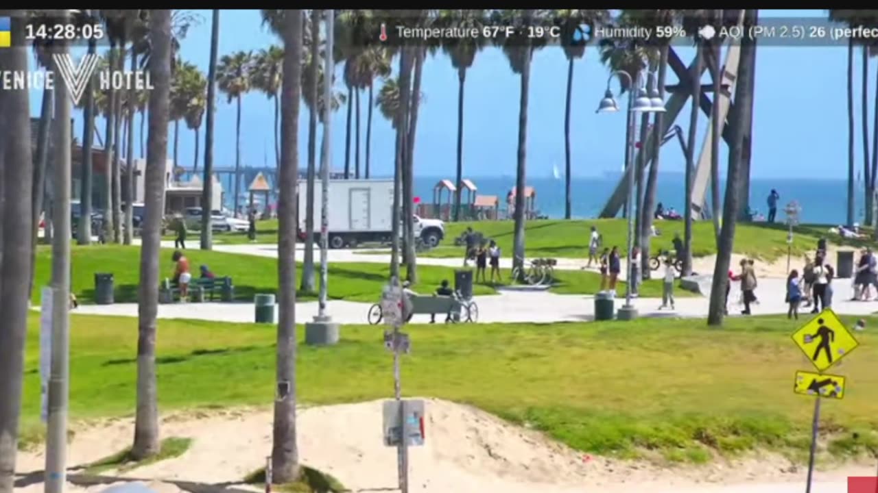 LIVE CAM 24/7 VENICE BEACH CALIFORNIA ! THE BEACH LIFE !!!