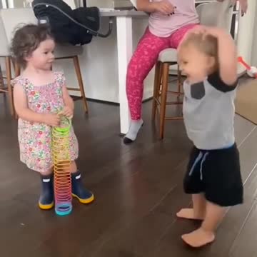 Conquering and kissing boy