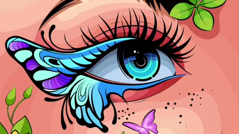 Beautiful Eye Digital Artwork