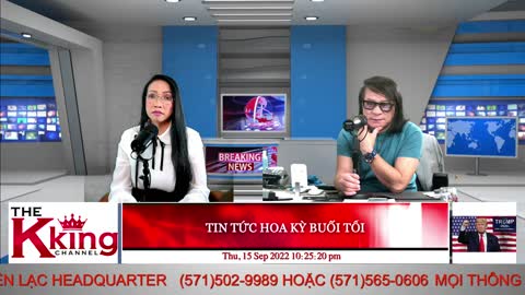 TIN TỨC HOA KỲ BUỔI TỐI - 09/15/2022 - The KING Channel