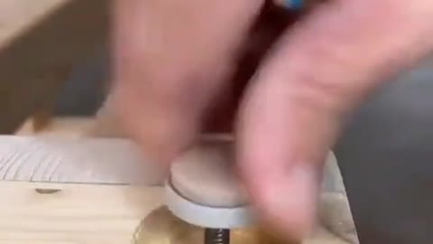 Applying Screw in Wood