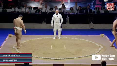 Competing in the WORLD SUMO CHAMPIONSHIP