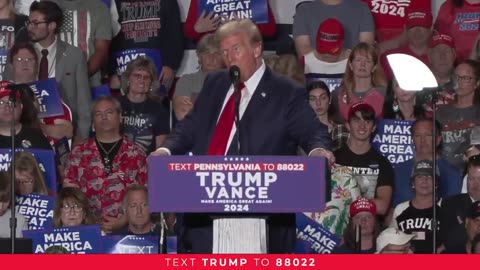 Trump Rally in PA: President Trump Speaks in Erie, PA