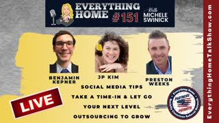 151 LIVE: Social Media Tips, Take A Time-In & Let Go, Next Level, Outsourcing