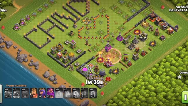 100% Destroyed village in clash of clans