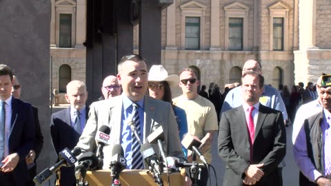 Senator T.J. Shope Press Conference Legalize Mushrooms.