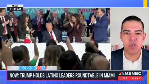 Latinos give President Trump a standing ovation