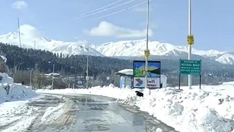 Beautiful Snow View of KASHMIR