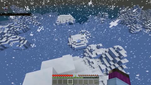 Minecraft, But I Can Only Stand On Ice