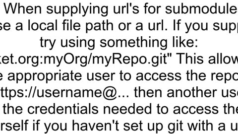 Git submodule password prompt