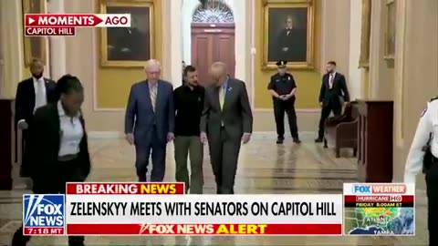 Zelenskyy on Capitol Hill to collect his $8 BILLION in taxpayer dollars to fund the