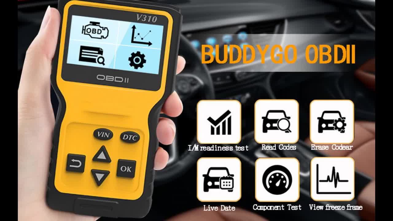 Review: BUDDYGO OBD2 Scanner Universal OBD II Scanner Automotive Engine Fault Code Reader CAN D...