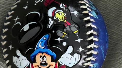 Walt Disney World Where Magic Lives Sorcerer Mickey Mouse Collectible Baseball #shorts
