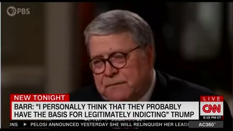 Barr on Indicting Trump