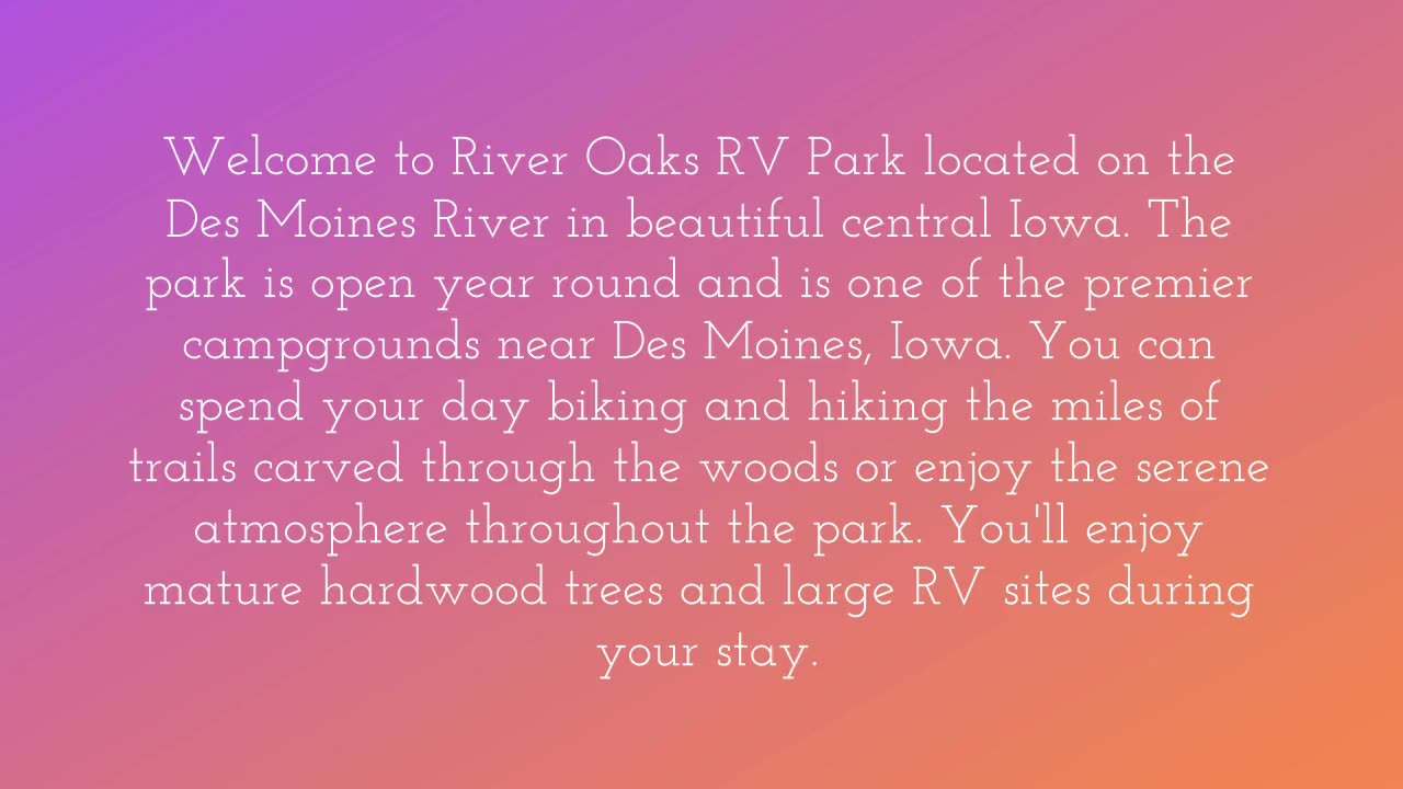 rv parks near des moines