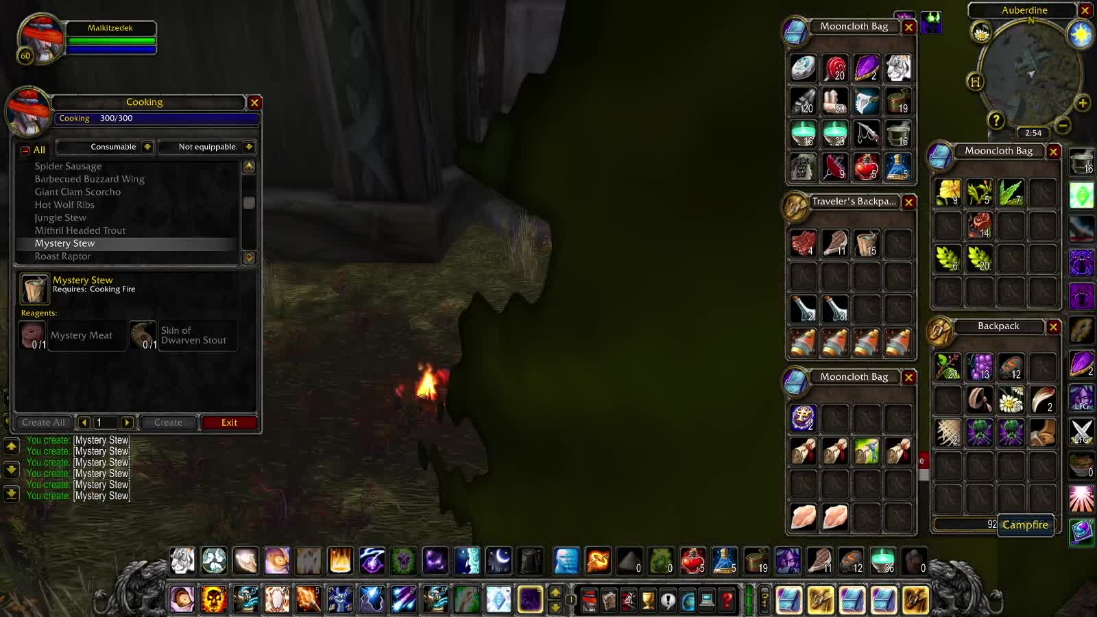 World of Warcraft Classic Shadow Hunting For Flowers and Fishing in Darkshore