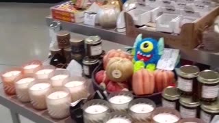 One eyed blue stuffed animal is cute