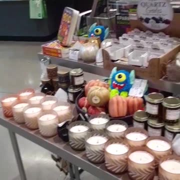 One eyed blue stuffed animal is cute