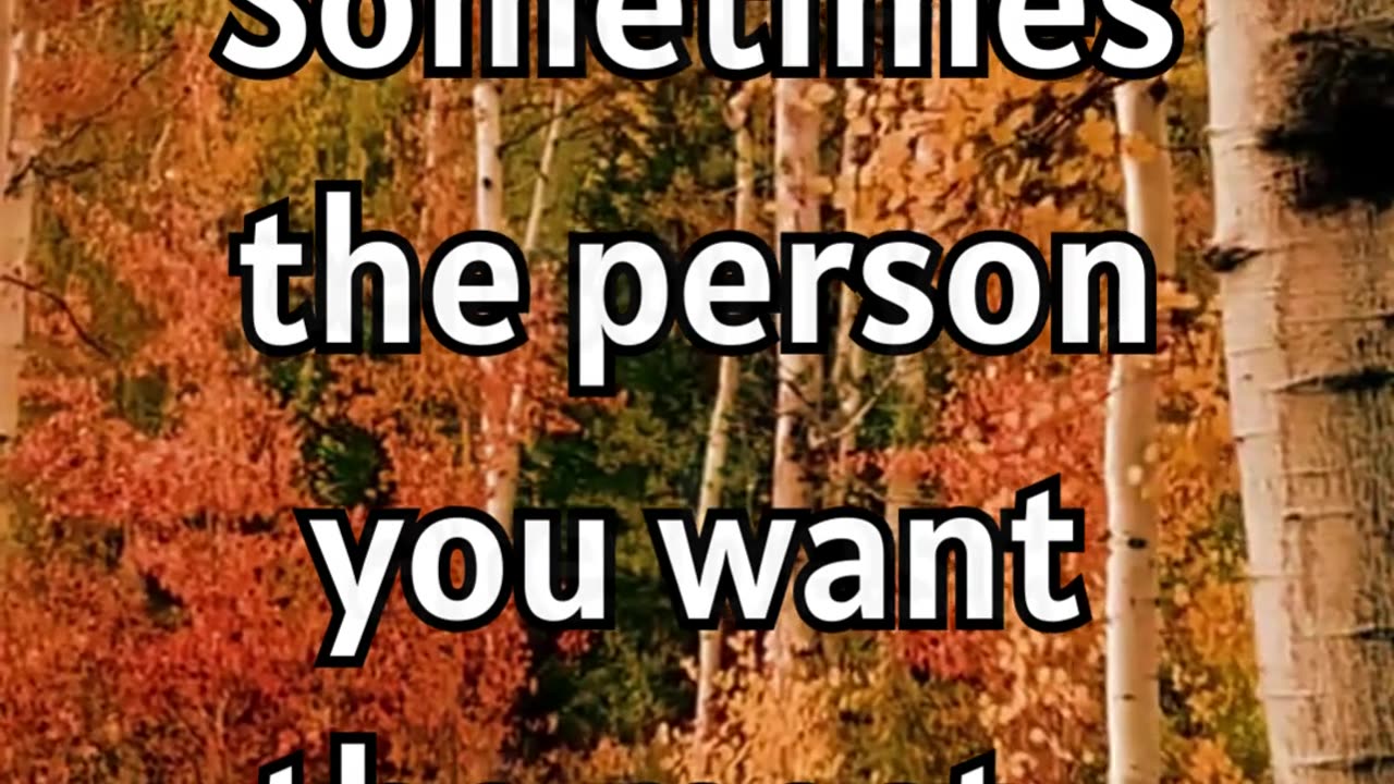 Sometime The Person...