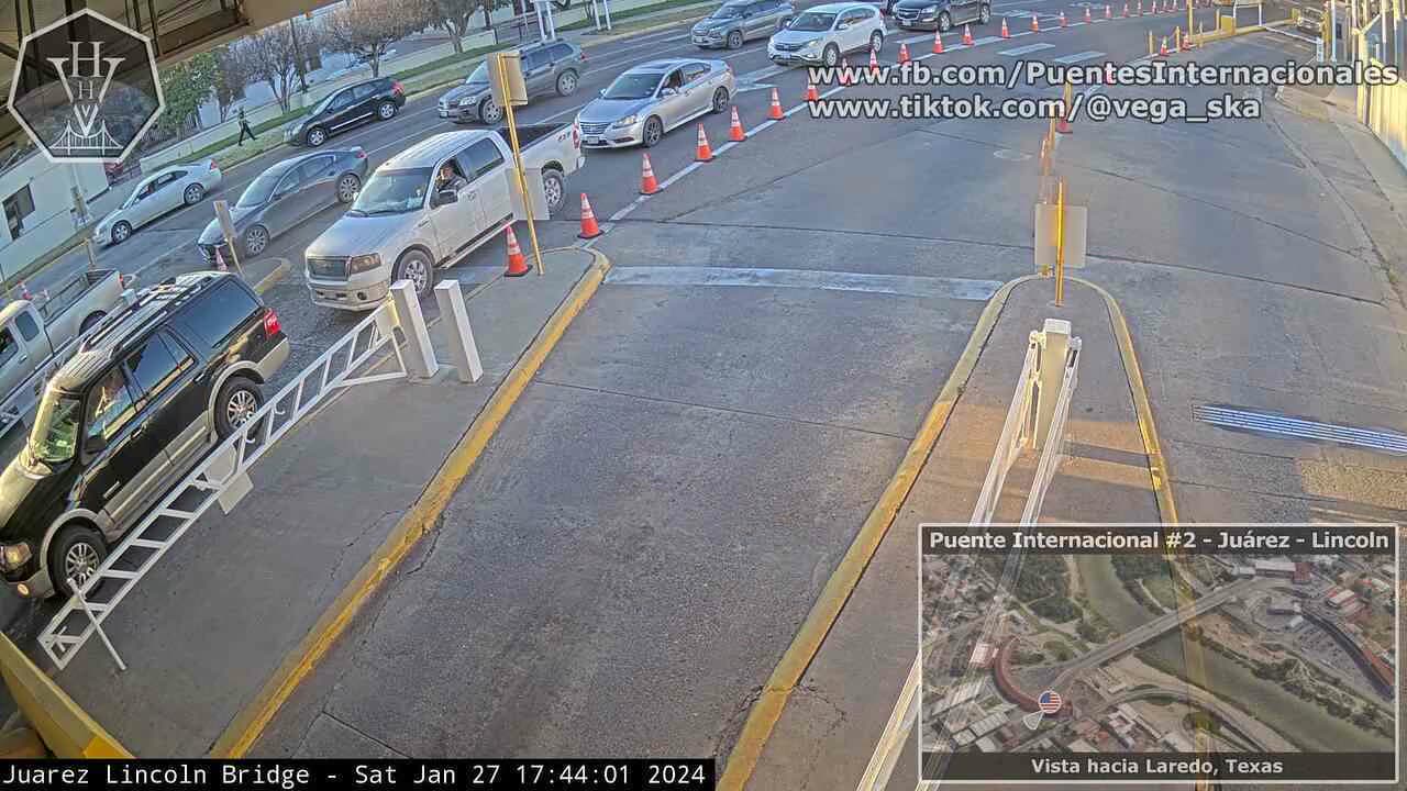 2024-01-27 - Puente Internacional 2 (viendo hacia Laredo, Texas)