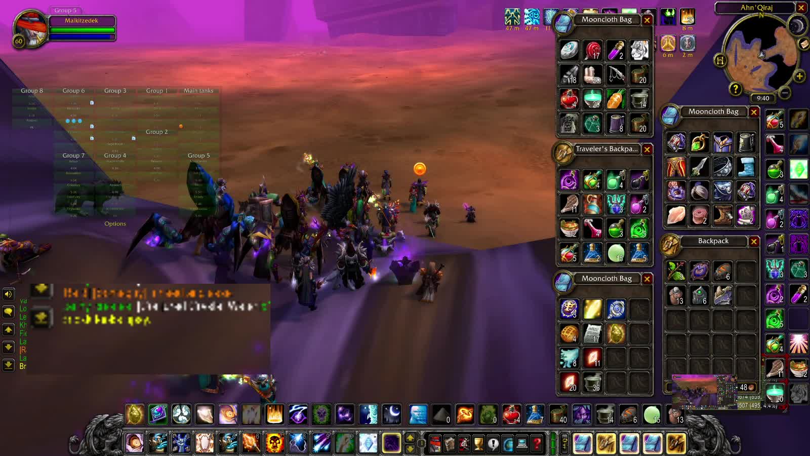 World of Warcraft Classic Shadow at AQ 40 going strong