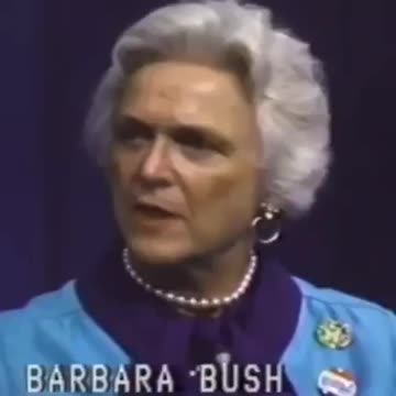 Barbara Bush - Can You See The Patterns